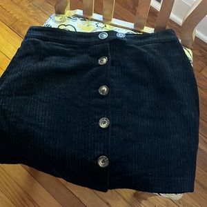Corduroy Mini Skirt